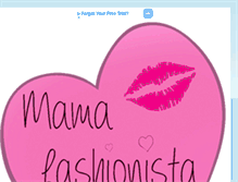 Tablet Screenshot of mamafashionista.com
